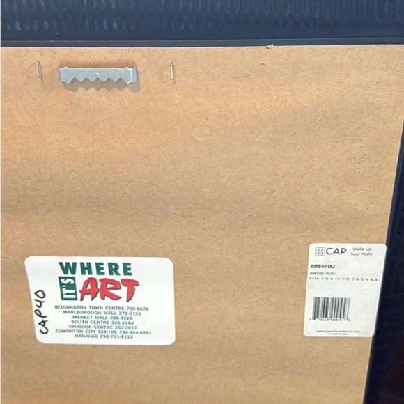 Framed Will Rafuse Ruby Cat Picture - Picture 2 of 2